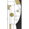 KARE Design Meubles>Garderobe murale Art Girl Face 90x200cm