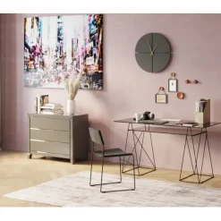 KARE Design Accessoires>Horloge murale Andrea noir Ø60cm