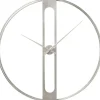KARE Design Accessoires>Horloge murale Clip argenté Ø60cm