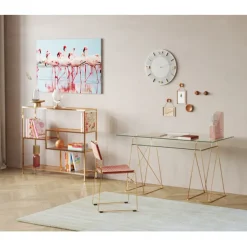 KARE Design Accessoires>Horloge murale Leonardo blanc/doré Ø49cm