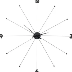 KARE Design Accessoires>Horloge murale Like Umbrella noire