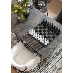 KARE Design Accessoires>Jeu d échecs Chess transparent 60x60cm