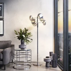 KARE Design Luminaires>Lampadaire Headlight chromé 163cm
