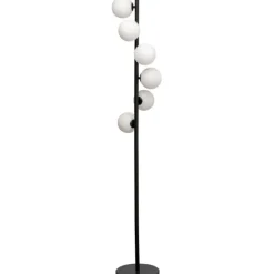 KARE Design Luminaires>Lampadaire Scala Balls Milky noir 160cm