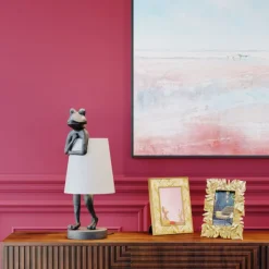 KARE Design Luminaires>Lampe à poser Animal Frog gris