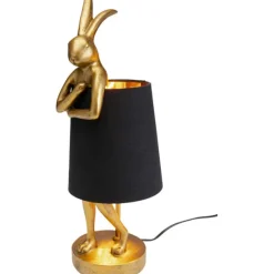 KARE Design Luminaires>Lampe à poser Animal Rabbit doré/noir 50cm