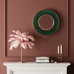 KARE Design Luminaires>Lampe à poser Feather Palm fuchsia 60cm