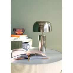 KARE Design Luminaires>Lampe à poser Loungy chrome 38cm