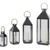 KARE Design Accessoires>Lanterne Giardino noir (4/Set)