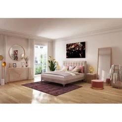 KARE Design Meubles>Lit boxspring Benito Star crème 160x200