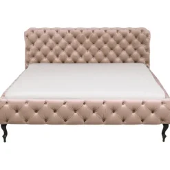 KARE Design Meubles>Lit Desire velours écru 160x200cm