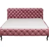 KARE Design Meubles>Lit Desire velvet rose 180x200cm