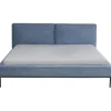 KARE Design Meubles>Lit East Side velours cotelé bleu 180x200cm