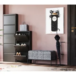 KARE Design Meubles>Meuble à chaussures Caruso 5 noir (MO)