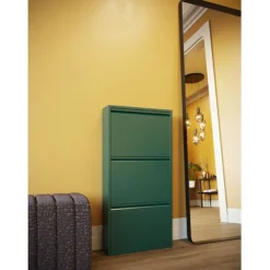 KARE Design Meubles>Meuble à chaussures Caruso 3 vert (MO)