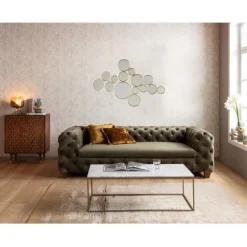 KARE Design Meubles>Miroir Bubbles laiton 138x93cm