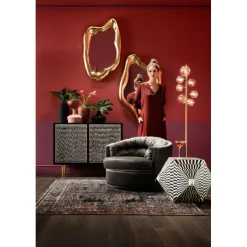 KARE Design Meubles>Miroir Hologram doré 117x68cm