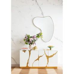 KARE Design Meubles>Miroir Shape laiton 110x120cm