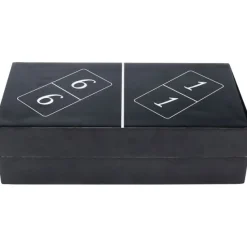 KARE Design Accessoires>Objet décoratif Domino noir 24x7cm