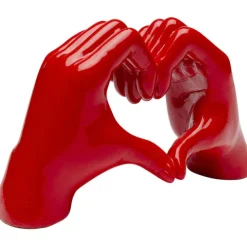 KARE Design Accessoires>Objet décoratif Heart Hands rouge 12cm