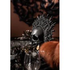KARE Design Accessoires>Objet décoratif King Skull noir 49cm