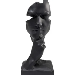 KARE Design Accessoires>Objet décoratif Quiet Face noir 31cm