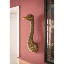 KARE Design Accessoires>Objet mural Ostrich doré 19x72cm
