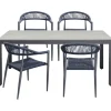 KARE Design Meubles>Outdoor Set Sorento bleu (5-pcs)