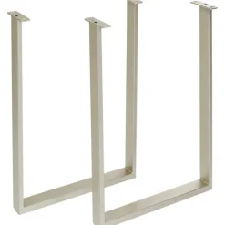 KARE Design Meubles>Piètement de table haute Tavola argenté (2/set)