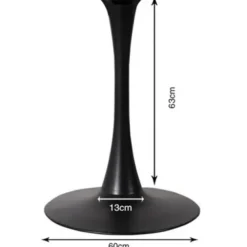 KARE Design Meubles>piètement de table Schickeria noir Ø110cm