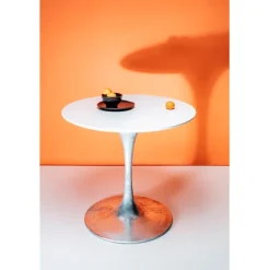 KARE Design Meubles>Plateau de table Invitation rond blanc Ø90cm