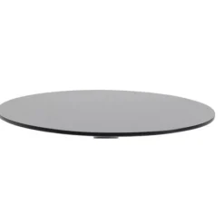 KARE Design Meubles>plateau de table Schickeria noir Ø80cm