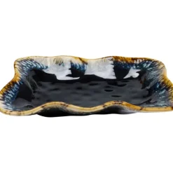 KARE Design Accessoires>Plateau Lio bleu nuit 17x26cm