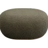 KARE Design Meubles>Pouf Pebble bouclé vert olive 81cm