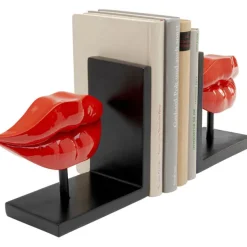 KARE Design Accessoires>Serre-livres Lips rouge (2/Set)