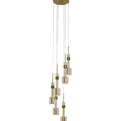KARE Design Luminaires>Suspension Candy Bar doré Ø44cm