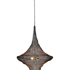 KARE Design Luminaires>Suspension Cocoon noir Ø89cm
