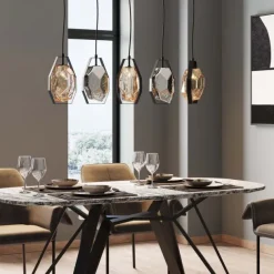 KARE Design Luminaires>Suspension Diamond Fever Dining noir 110cm