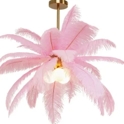 KARE Design Luminaires>Suspension Feather Palm rosé Ø87cm