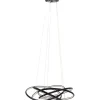 KARE Design Luminaires>Suspension Saturn noir Ø72cm