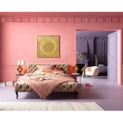 KARE Design Accessoires>Tableau décoratif Art Geometric Circle doré 120x12