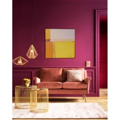 KARE Design Accessoires>Tableau encadré Abstract Shapes jaune 113x113cm
