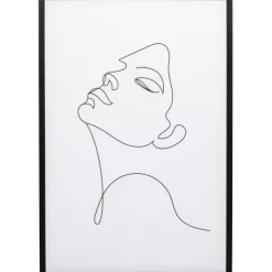 KARE Design Accessoires>Tableau encadré Drawing Lady 63x93cm