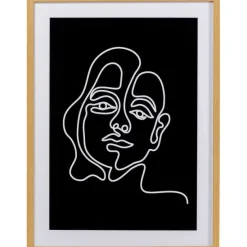 KARE Design Accessoires>Tableau encadré Faccia Arte Woman 60x80cm