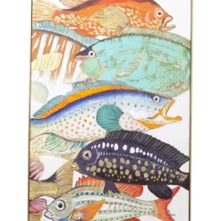 KARE Design Accessoires>Tableau encadré Fish Meeting Two 75x100cm