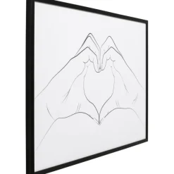 KARE Design Accessoires>Tableau encadré Heart Hands 103x73cm