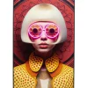 KARE Design Accessoires>Tableau encadré LED Fancy Blonde Lady 120x80cm
