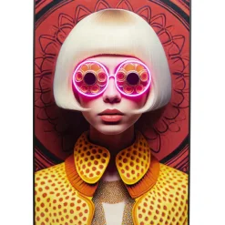 KARE Design Accessoires>Tableau encadré LED Fancy Blonde Lady 120x80cm
