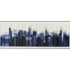 KARE Design Accessoires>Tableau encadré Shadow Skyline bleu 160x60cm