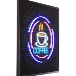 KARE Design Accessoires>Tableau en verre Coffee LED 80x80cm